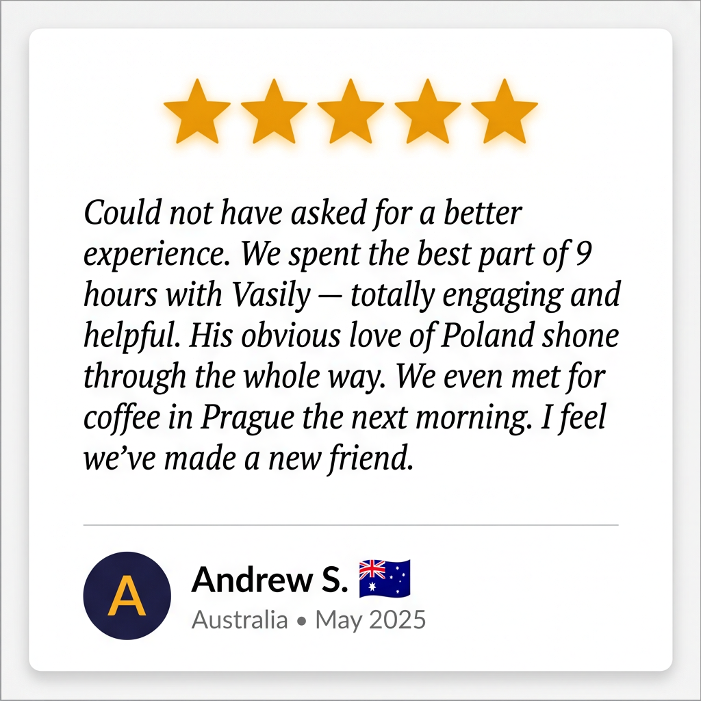 5-star review from Andrew S., Australia